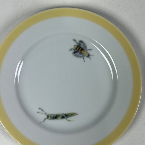 Williams-Sonoma Set of 6 Bugs & Butterflies Appetizer Plates Japan - Picture 4 of 8